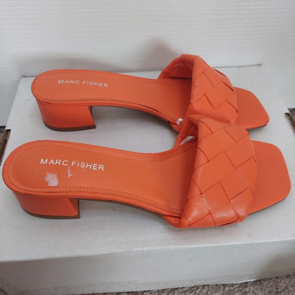 Marc Fisher Casper Braided  Strap Slide Sandals Size 7.5 - Picture 1 of 9